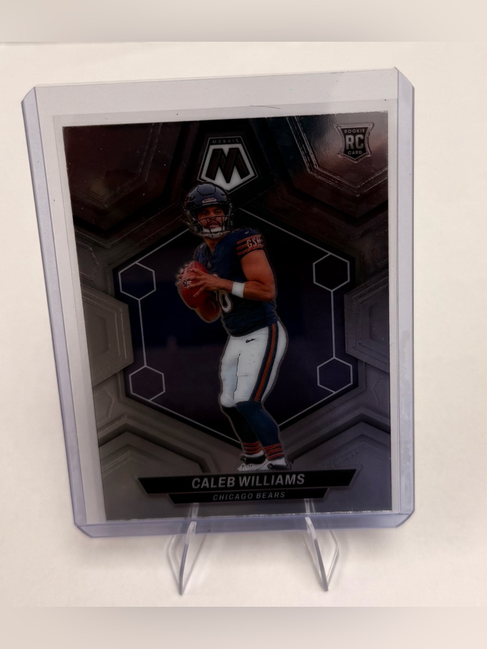 2024 Panini Mosaic # 301 Caleb Williams Chicago Bears Football Trading Card RC